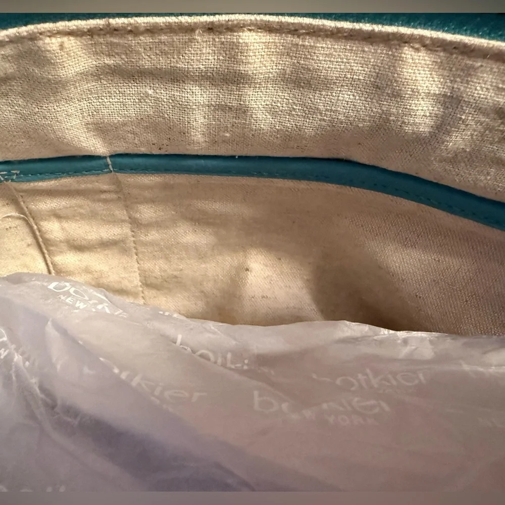 Botkier Teal Leather Tote Bag